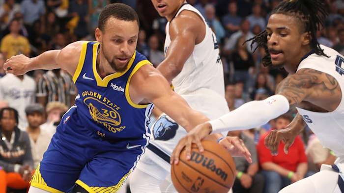 Stephen Curry and Ja Morant